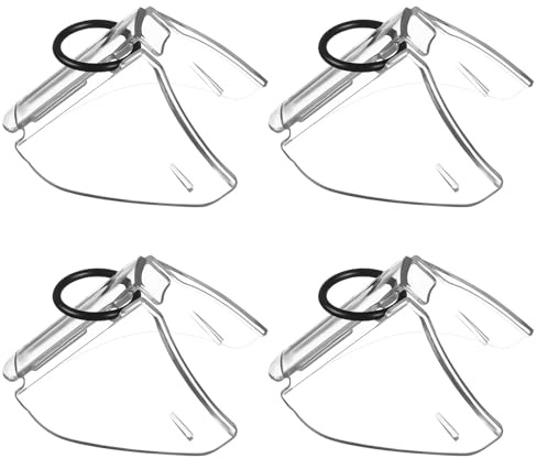 EXCEART 2 Paia Protezioni Laterali per Occhiali in PC Clip Protezione Occhi Protezioni Laterali Slip-On Leggere per Occhiali di Sicurezza e da Lavoro