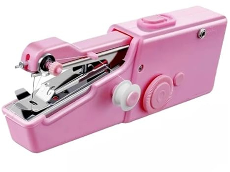 Bärbar Hushållsminihandsymaskin Snabbsömnad Handarbete Sladdlösa Kläder Tyger Elektronisk Symaskin(Machines Set)