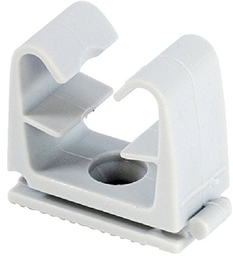 fischer - Grapa Clip Fc Ø9-12 Gris. Para la colocación de cables y tuberías pvc (100 unidades)