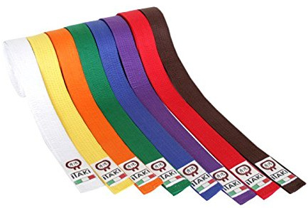 ORIENTE SPORT Cintura Colorata, OS 20 (Bianco, 5)