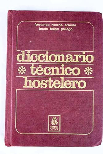 DICCIONARIO TÉCNICO HOSTELERO