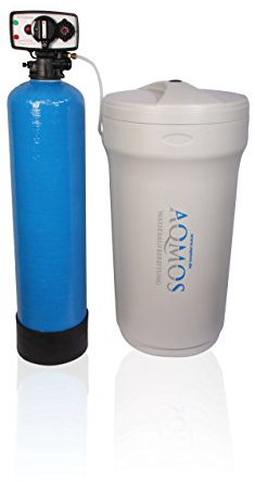 Hochwertige Aqmos FSX-60 zeitgesteuerte Wasserenthärtungsanlage für Haushalte bis zu 5 Personen | Entkalkungsanlage | Antikalkanlage | Entkalker