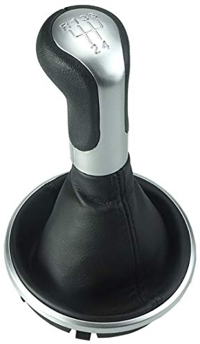 Do!LED Schaltknauf Schaltsack Schaltmanschette Rahmen 5 Gang - kompatibel für Skoda Fabia MK2 Roomster