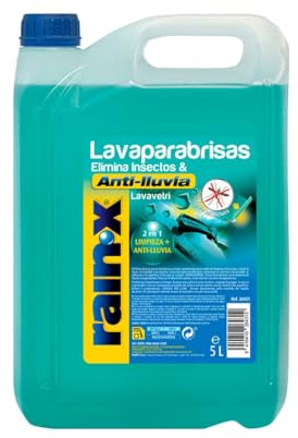 Rain-X Lavavetri Antipioggia con Protezione Elimina Insetti - 5L
