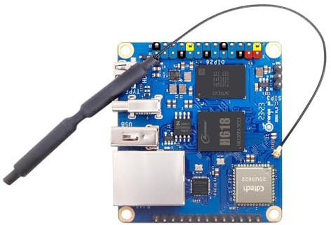 Orange Pi zero3 Tarjeta RAM Allwinner H618 LPDDR4 Quad-Core Cortex-A53 1 GB Pantalla 4K WiFi Bluetooth (1 tarjeta)