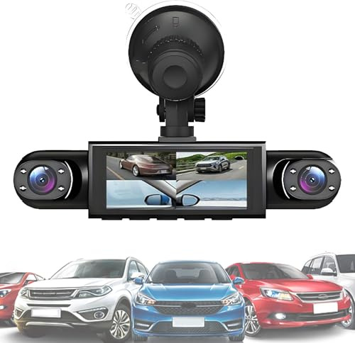 Cámara de tablero: cámara de tablero de doble lente 1080P, grabadora de visión nocturna, detección de movimiento inteligente, monitoreo de video con batería Palabra clave larga | Solución de grabación