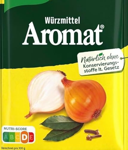 Aromat Würzmittel - Arôme Sachet d'assaisonnement à saupoudrer, Mélange d'épices pour affiner les aliments pour plats rapides - Compatible avec Knorr 100g