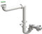 Bonomini 1540CP40B0 | Sifone Salvaspazio Cucina Bagno | Accessori Lavandino Cucina | Lavastoviglie o Lavatrice | Lavello a Vasca Singola | Bianco