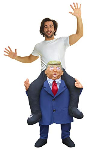 Morph Disfraz Presidente, Disfraces a Hombros Adulto, Cosplay, Presidente Estados Unidos, Disfraz Carnaval Halloween