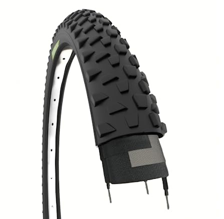 MTB Reifen 26 x 2.10 (54-559) schwarz aus Gummi für Mountainbike Erwachsene MTB mit 26 Dübeln, Fahrradreifen, Fahrradteile