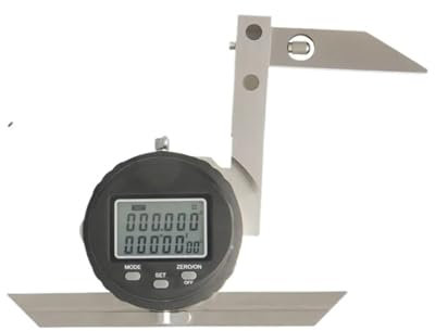 MUHM Digital Protractor Ruler 0-360Degree Angle Ruler Protractor Goniometer Gauge Angle Finder Woodworking Measure Tools