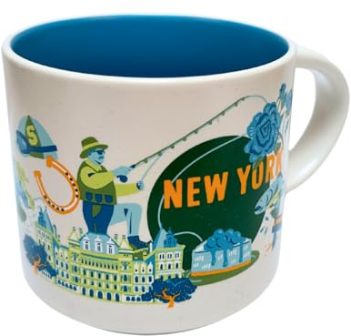 Starbucks Discovery Series New York State Ceramic Mug, 14 Oz