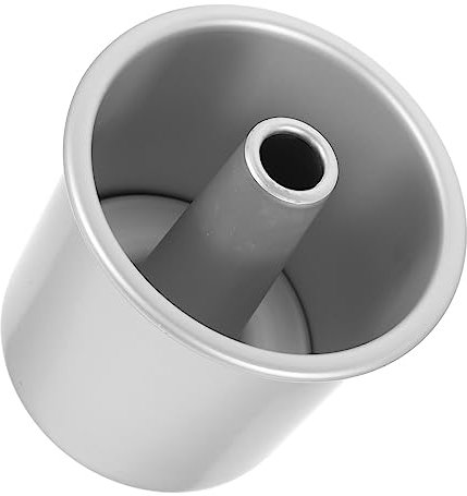 TOPPERFUN Heightened Hollow Cake Mold Round Cake Pan Aluminum Alloy Baking Mold Removable Bottom for Baking Cheese