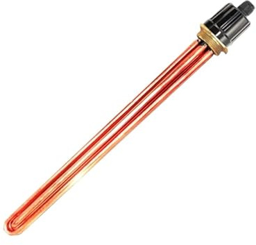 Vqxmhrpw Calentador De Inmersión Eléctrico De Cobre DN40 De 380 V For Calentador De Agua De 6, 9 Y 12 KW.(9KW 500mm)