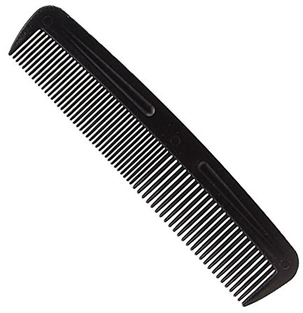 Juego de 4 peines de corte para peluquería de plástico profesional