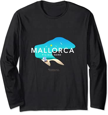 Borkum Mallorca Filiale Nord Spruch & Strandkorb Borkum Langarmshirt