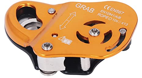 Alomejor Seilsteigklemme Klettern Bewegliches Kletterseil Greifer Selbstsicherndes Klettern Fallschutz Sicherungsgerät für Bergsteigen
