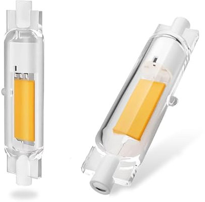 R7S LED 78mm Dimmbar, LED R7S 78mm 20W Ersatz für Halogenstab 200W,Stab Warmweiß 3000K 2000LM, Kein Flackern, 360°Abstrahlwinke, 2er Pack