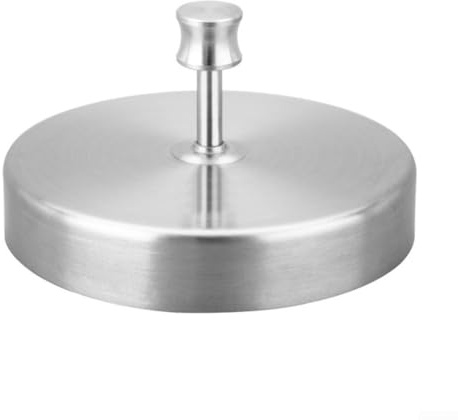 Eficiente prensa de carne para hamburguesas hecha de acero inoxidable 304 resistente, fácil de usar, no para una limpieza rápida (9,5 cm)