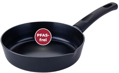 FACKELMANN stekpanna Essential Highrise Ø 20 cm tillverkad av återvunnen aluminium med keramisk beläggning – perfekt för alla typer av spisar inklusive induktion