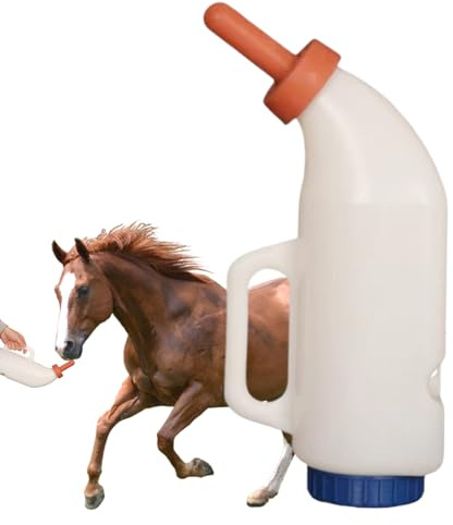 Bouteilles d'alimentation de chèvre, biberon de babinet de bétail | Bouteille de lait de chèvre avec échelle claire | Les veaux de grande capacité alimentant les récipients avec une échelle, des boiss