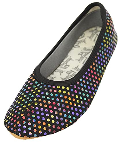 Beck Fille Punkt Multi Chaussures de Gymnastique, Noir Noir 02, 35 EU