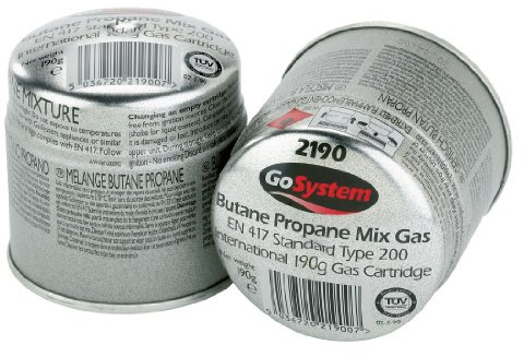 GO GAS PIERCEABLE CARTRIDGE 190G