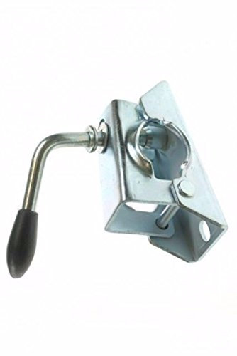 GENUINE MAYPOLE PRESSED STEEL 34MM SPLIT CLAMP, TRAILER JOCKEY WHEEL, PROP STAND, MP222