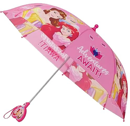 Disney Unisex Assorted Character Rainwear Umbrella Princess Age 3-6 One Size