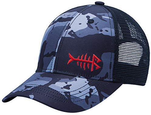 BASSDASH Kids Youth Fishing Sun Hat Mesh Back Adjustable Baseball Trucker Cap for Boys Girls Toddler