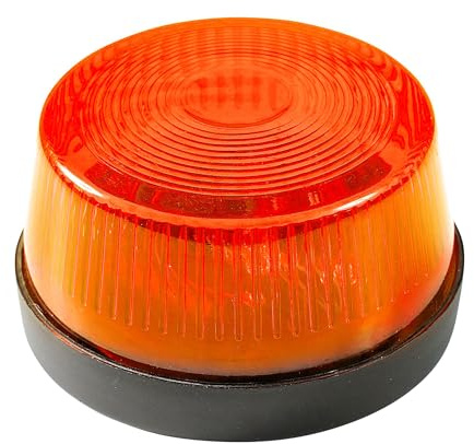 W WIDMANN MILANO Party Fashion -Blinkendes Warnlicht mit Sirene, 7 x 4 cm, Party Zubehör, Blaulicht, Polizei, Feuerwehr, Karneval