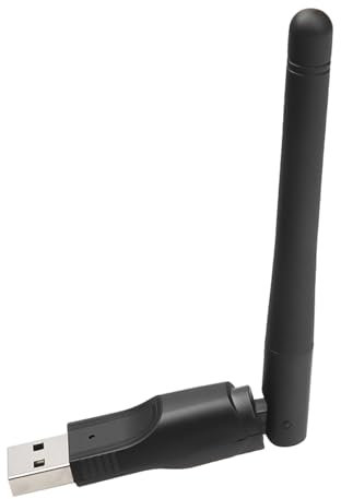 Adaptador USB Wifi para PC,Adaptador Wifi - Tarjeta de red inalámbrica | Adaptador para PC de escritorio, adaptador de red inalámbrico, dongle WiFi con antena de alta ganancia para computadora portáti