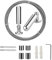 Haoruifu 5m Wandhalterung Set, Vorhang Draht Seil Edelstahl, Gardine Stahlseil, für Vorhang, Foto-Draht, Wäscheleine, Spanndraht, Spanndraht, Duschvorhänge
