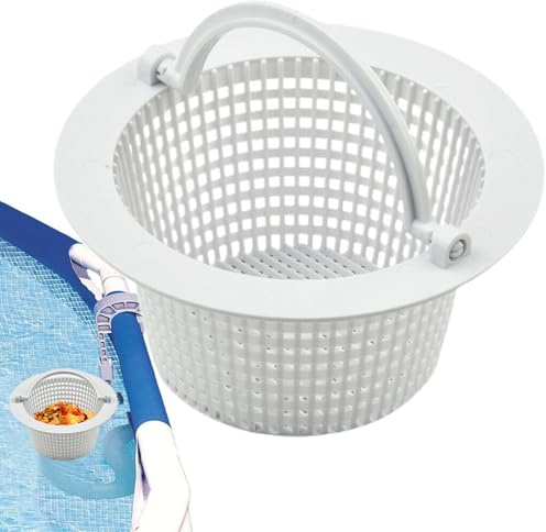 Quorvex Cesta Skimmer para Piscina - Cesta Colador De Repuesto con Asa,Accesorio De Limpieza para Piscina Que Elimina Hojas Suciedad Cabello Y Espuma