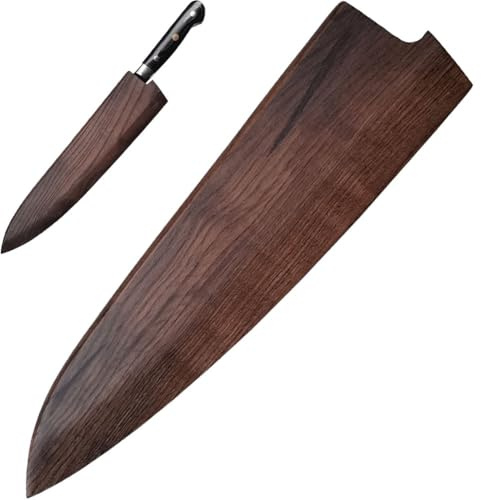 Stakee Knivfodral av trä, kantskydd för kockknivar, knivfodral, knivskida, knivbladskydd, knivhållare för enskilda knivar, knivfodral