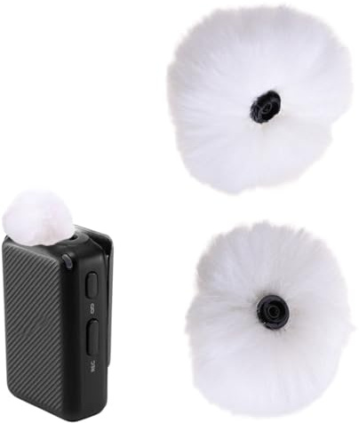 OPVYAEU 2 Piezas DJI Mic 2 Protector Antiviento de Espuma Mini para Micrófono Mini Accesorio de Micrófono Grabación Entrevistas