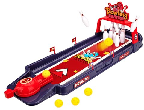 Bowlingset för barn - Mini Bord bowlingspel, rolig skrivbordsdekor leksak, litet lekset för män kvinnor barn tonåringar | Arbete skola födelsedagsfest kontor skrivbord underhållning St