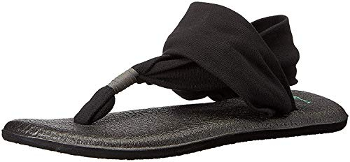 Sanuk Women's Yoga Sling 2 (5 B(M) US, BLK/BLK)