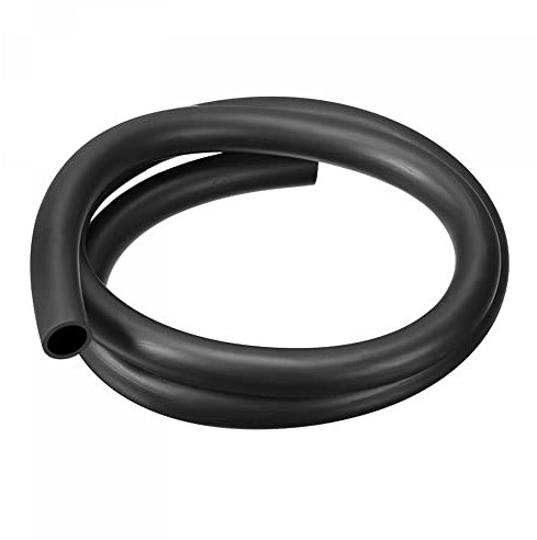 sourcing map Tube de lubrifiant en caoutchouc noir de 1,27 cm x 1,5 cm pour tuyau d'huile, tube d'eau