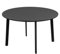 eSituro Beistelltisch rund, Balkontisch Gartentisch φ70xH40 cm, Kaffeetisch Couchtisch Sofatisch schwarz, Kleiner Tisch für Indoor Outdoor, Industrial Design