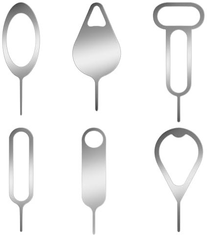 Mabor 12pcs SIM Card Removal Tool Card Tray Ejector Pins Needle Opener Ejector Needle Pin Remover for Smart Phones for Samsung Galaxy for HTC Tablets