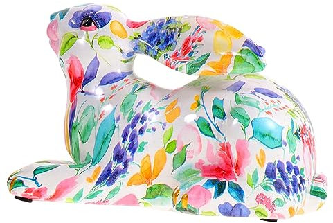 KITANDOVE Décoration Lapin Figurine Statue Jardin Extérieur Animaux Figurines Cour Décorations Statue