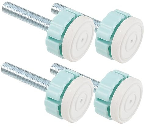 4 Stück Haustier Hund Isolationszaun Torschraube für Kinder Laufschienenschrauben Tormontagezubehör stiegengitter Stair Gate kleine Schrauben Schraubenteile PVC-Verzögerung IWOWHERO