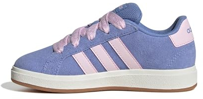 Adidas Chaussures Grand Court 00s Unisexes pour Enfant, Blue Fusion Clear Pink Core White, 4 UK Child