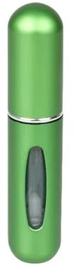Parfymfördelare,Parfymbehållare 5Ml/8Ml Parfympåfyllningsflaska Uppladdningsbar parfymbehållare Mini påfyllbar sprayburk Pump Atomizer(Matte Green,8ml)