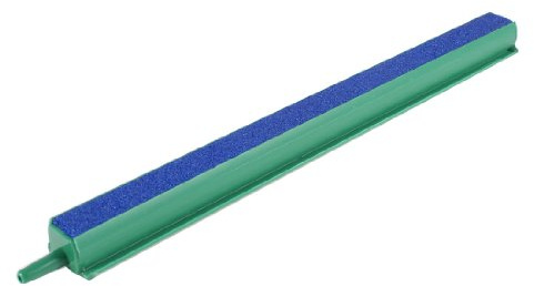 sourcing map Aquarium Fish Tank Air Bubble Release Sprudelstein Aquarium Ausströmer Bar für Aquarium Pumpe und Hydroponik 22,1cm Grün Blau