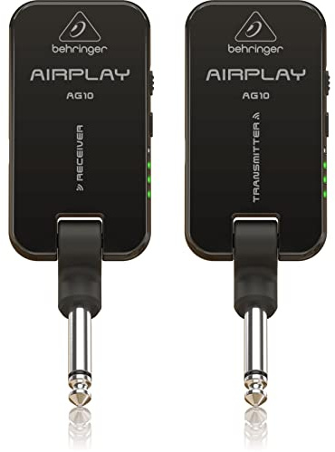 Behringer AIRPLAY GUITAR AG10 Sistema Inalámbrico Para Guitarra, 2,4 Ghz, De Alto Rendimiento, Con Latencia baja Y Batería Recargable