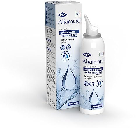 IBSA Aliamare Spray Nasale Soluzione Isotonica di Acqua di Mare, 100ml