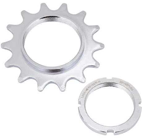 Agatige Roue Libre de vélo, Pignon en Acier Vitesses Uniques Pièces de Pignons de Volant en Roue Libre Pièces de Remplacement de Cyclisme à Vitesse Unique pour Vélo à Pignon Fixe (16T)
