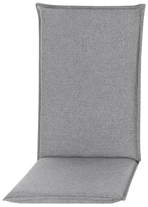 Pillows24 - Hochlehner Auflagen - 120x50cm – 8cm Dick - Premium-Material 200gsm, UV- & Wasserabweisend | Sitzauflagen Hochlehner | Gartenstuhlauflagen - Sitzauflagen Gartenmöbel | Dunkelgrau